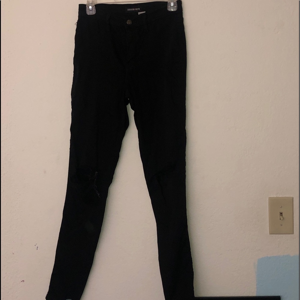 Fashion nova black skinny jeans